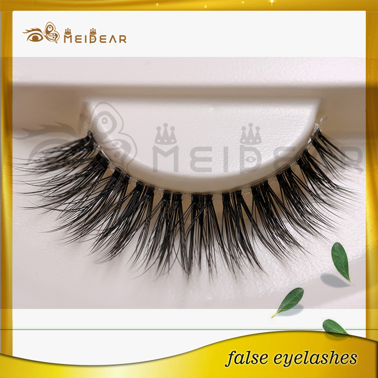 High quality natural looking reusable fake eyelashes 3d lashes